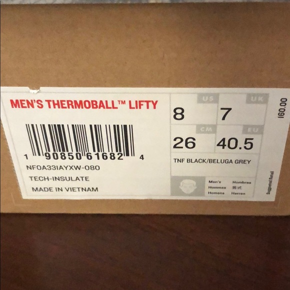 The North Face Mens Thermoball Lifty boot - Picture 8 of 8